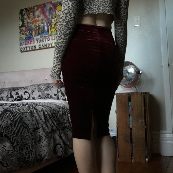 2 For 1 Velvet American Apparel skirts ❤️💙 - Picture 3 of 14